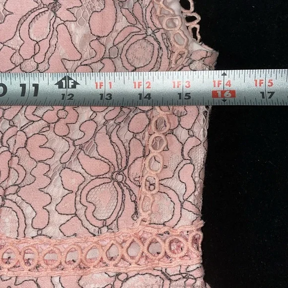 ❤️ LE Lined Maxi Dress measurements in pictures peach lace/wedding dress? - Picture 15 of 16